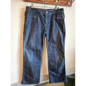 Banana Republic Low Rise Wide Leg Jeans Size 6